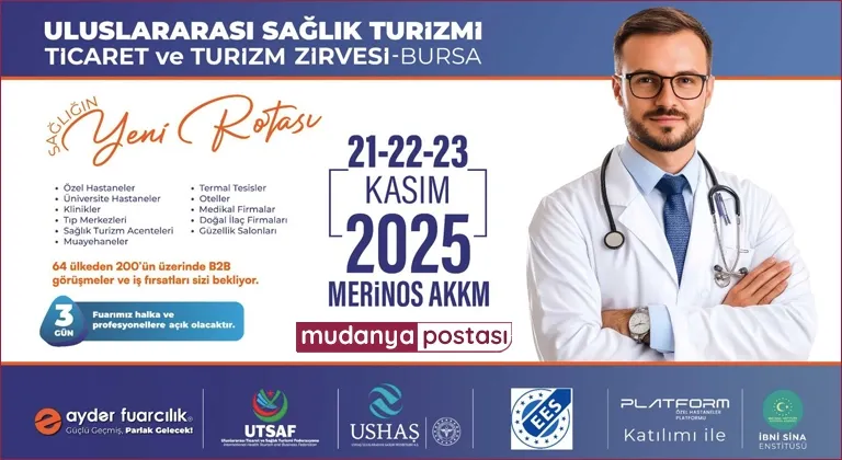 Dünya sağlık turizminin kalbi Bursa’da atacak