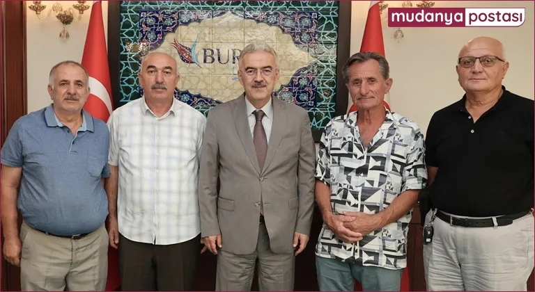 Mudanya Erzurumlular Derneği'nden il protokolüne ziyaret