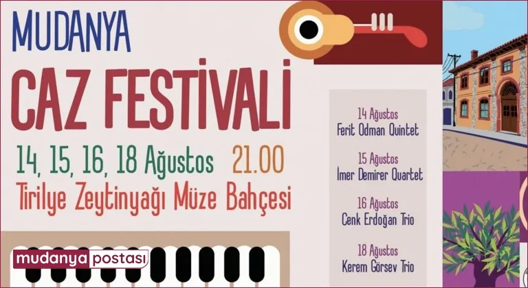 Mudanya Caz Festivali başlıyor.