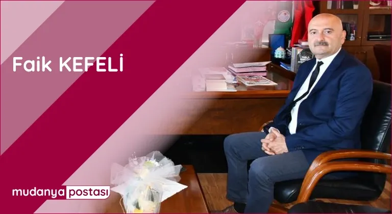 Mudanya Tapu Müdürü Faik Kefeli emekli oldu.
